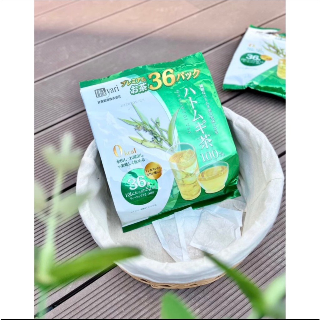 Trà Trắng Da - Chống Lão Hoá Da HATOMUGI Túi 36 Gói