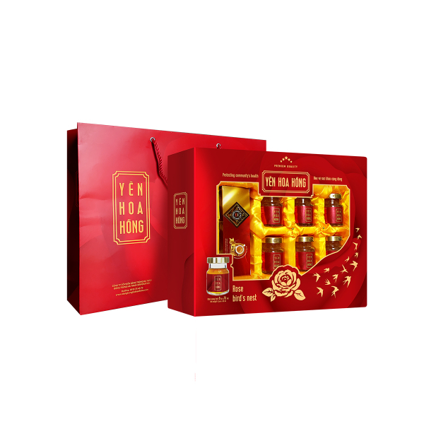 Nước Yến Đông Trùng Hạ Thảo Hương Hoa Hồng HIMA