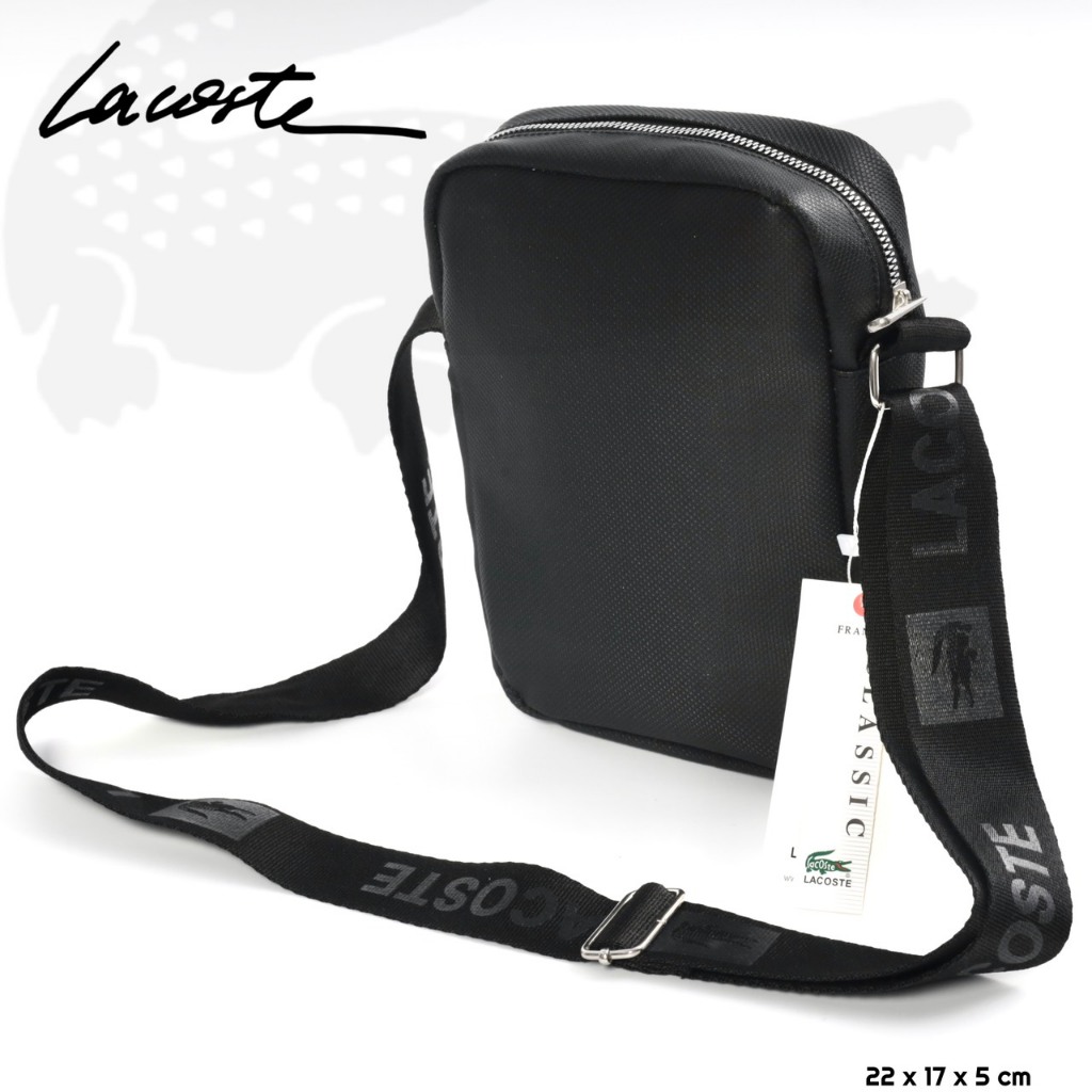TÚI MINI ĐEO CHÉO  LACT  FULL HỘP LACOSTE ,Size  26cm x 20cm x 9cm  • Chất liệu da si chống nước 100%