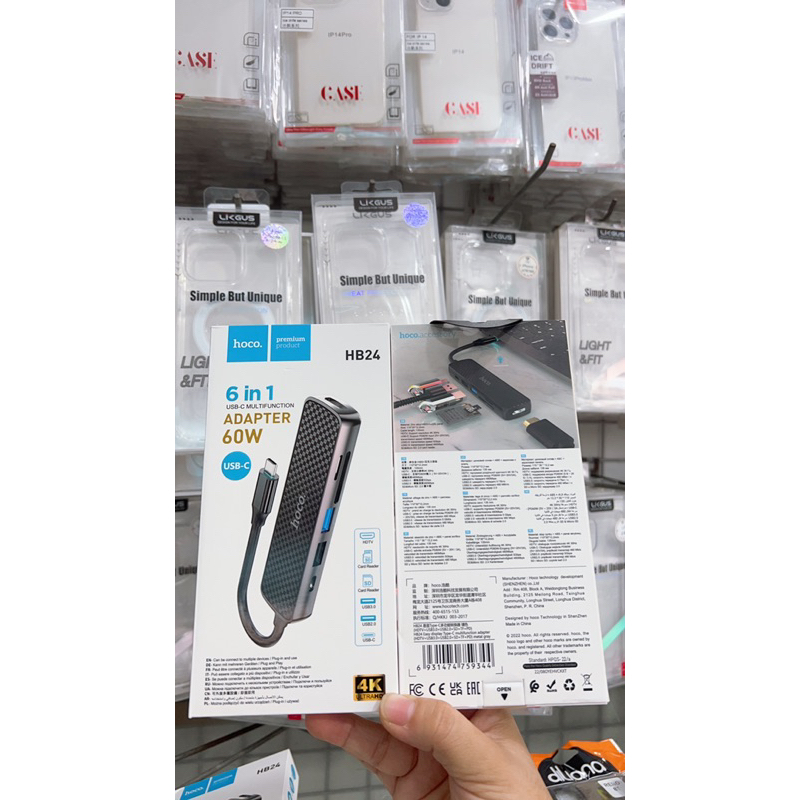 Hub 6in1 Hoco HB24