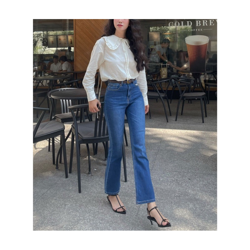 Quần loe 90cm jeans vnxk topshop