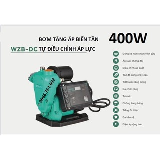 Máy bơm tăng áp biến tần thông minh prodn 400w 1wzb-20dc
