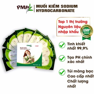  Muối Tạo Môi Trường Kiềm Sodium Hydrocarbonate PMP  Hộp 12 gói  