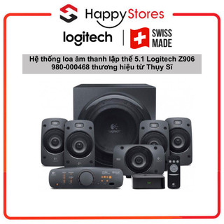 Hệ thống loa âm thanh lập thể 5.1 Logitech Z906 thương hiệu từ Thụy Sĩ
