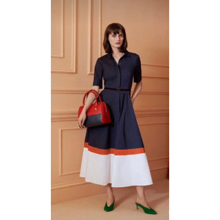 Đầm Talbots thiết kế dáng sơ mi eo 70cm