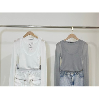 Áo thun len mỏng zr 2 màu ( xuất xịn )