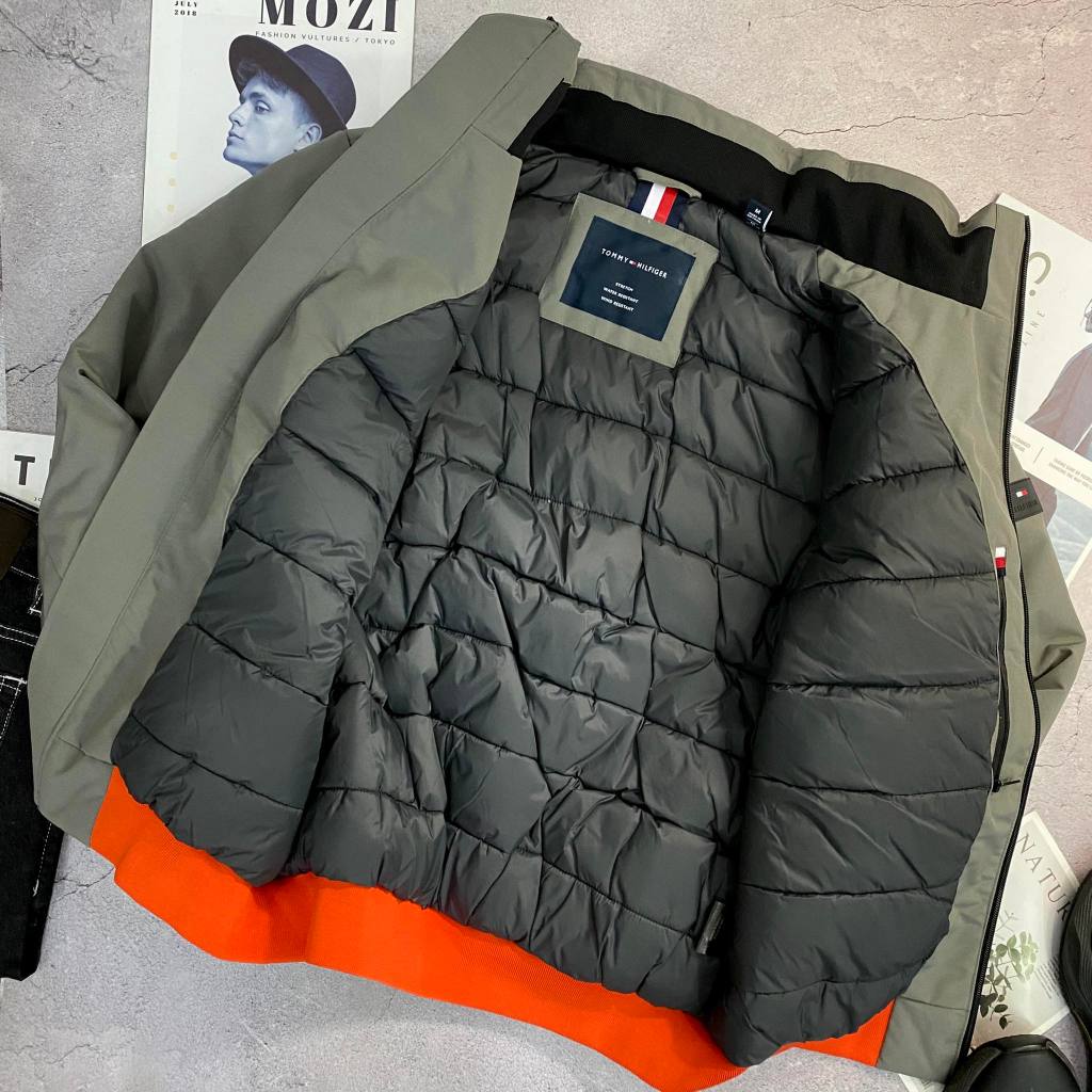 Áo khoác bomber trần bông Tommy.Hilfiger