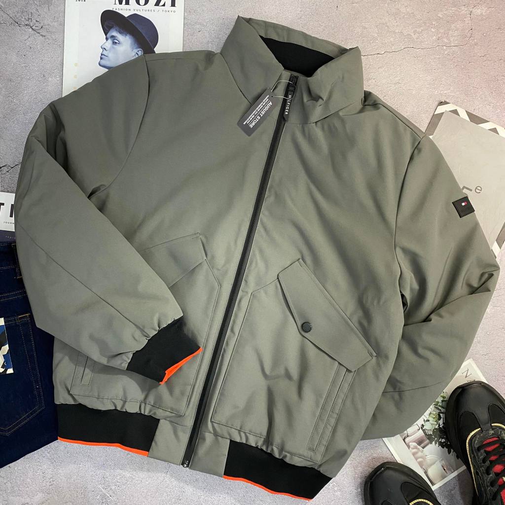 Áo khoác bomber trần bông Tommy.Hilfiger