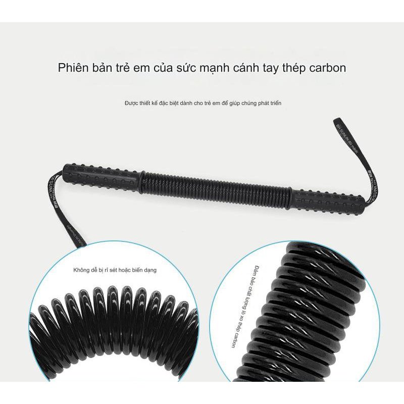 Gậy Bẻ Lò Xo 5kg, 7kg, 9kg Tập Cơ Tay Cho Trẻ Em An Toàn Tuyệt Đối