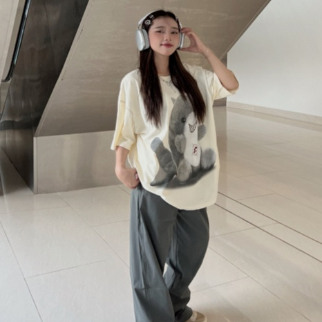 Áo Thun Tay Lỡ Unisex Local Brand FUNT STUFFED SHARK -BE WARMGREY,Áo Phông Nam Nữ Chất Cotton Phong Cách Hàn Quốc.