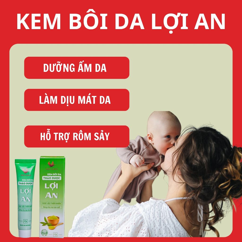 Kem Bôi Da Lợi An Kem Dưỡng Ẩm Cho Bé Yêu COMBO2