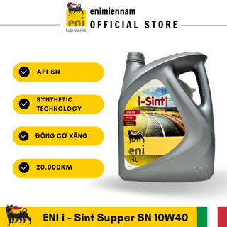 Nhớt ENI i-Sint Super SN 10W-40 chuyên dụng cho xe oto động cơ xăng.