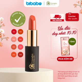 Son môi lụa diễm không chì mềm mịn mướt môi an toàn từ thiên nhiên cỏ mềm - bibabo