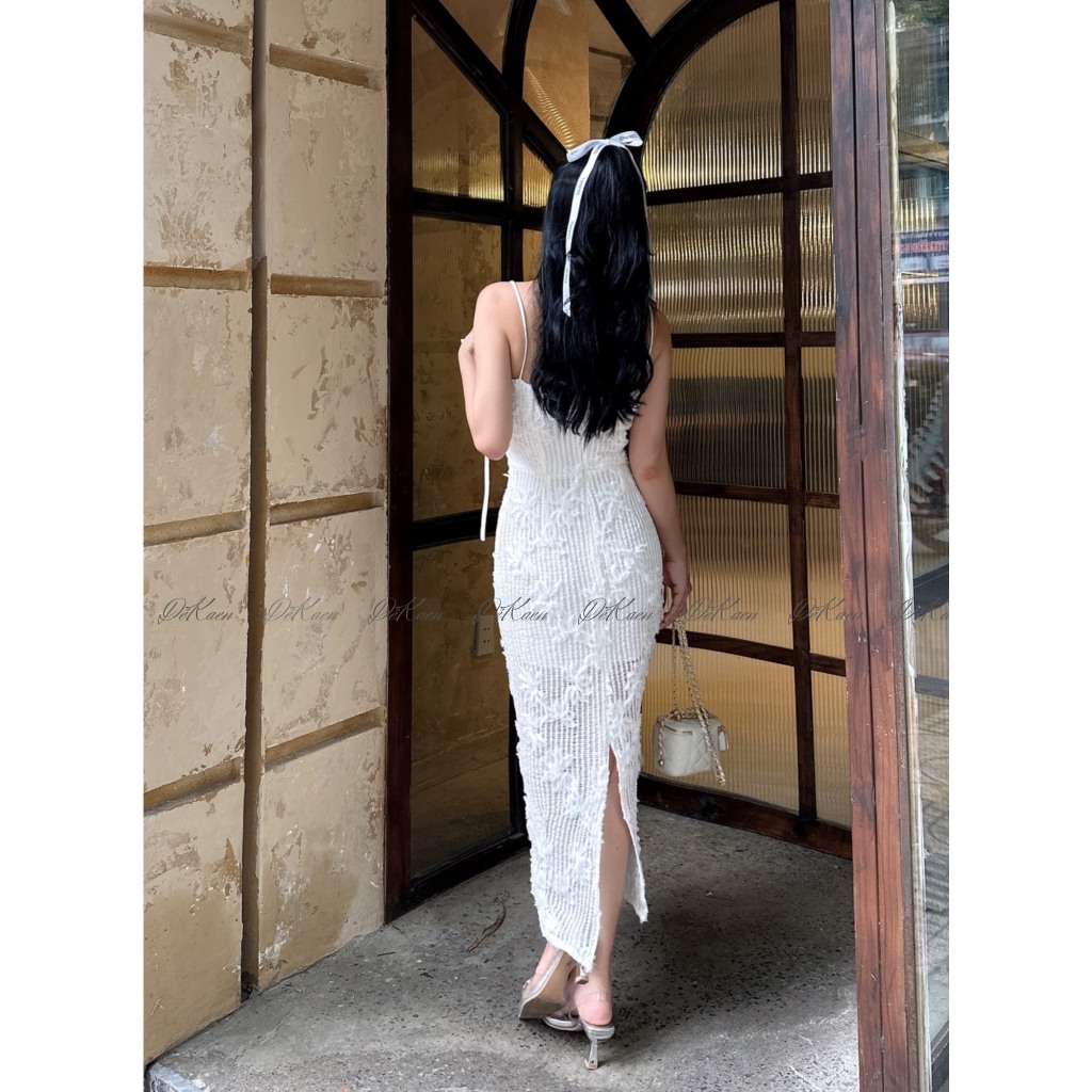 - ĐẦM REN BODY THÊU HOA QUYẾN RŨ SANG TRỌNG - ELENA DRESS