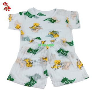 Combo 5 bộ cotton giấy cho bé 3-15 kg