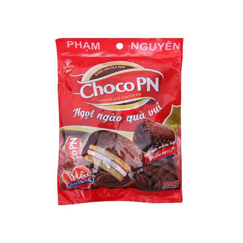 Bánh Choco PN Phạm Nguyên túi 216g