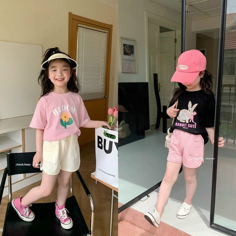 Set bộ Jam&Jenny cotton 4 chiều hình thỏ bé gái