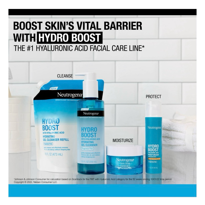 Sữa rửa mặt Neutrogena Hydro Boost bịch lớn 473ml siêu tiết kiệm, chính hãng USA 🇺🇸