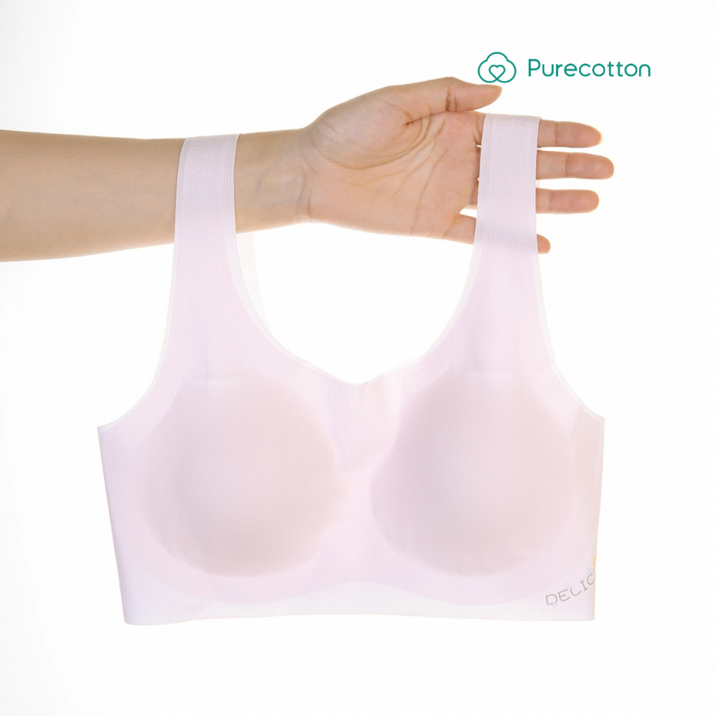 Combo 2 áo lá học sinh không viền Purecotton chất liệu cotton cao cấp Beauty Light Bra