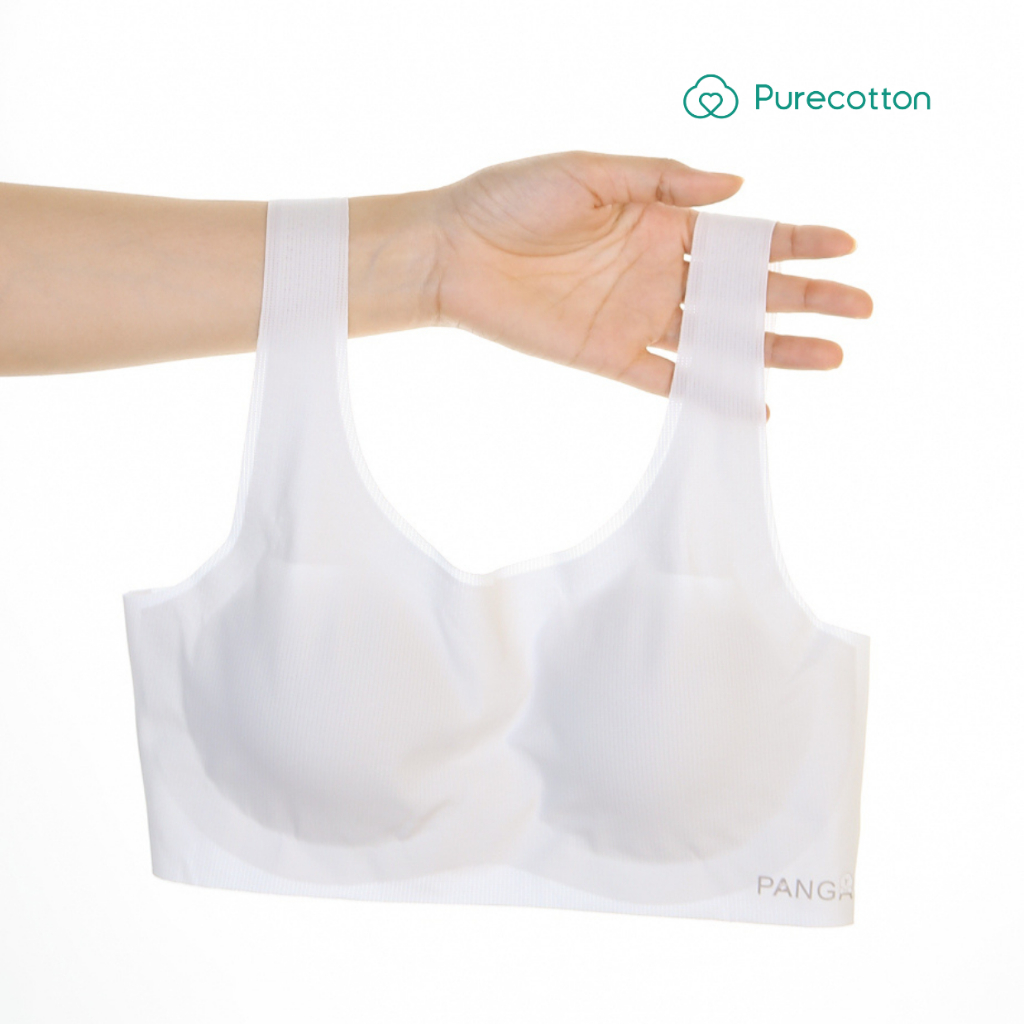 Áo lá học sinh không viền Purecotton chất liệu cotton cao cấp Beauty Light Bra PC088