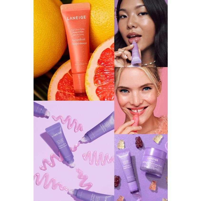 Son dưỡng môi Laneige Lip Glowy Balm dưỡng ẩm môi căng bóng SD01