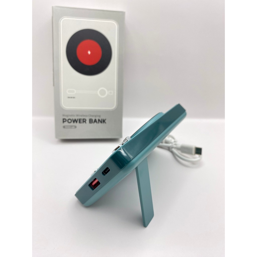 Sạc Dự Phòng/ Pin Dự Phòng 10.000mAh - Sạc Không Dây Hít Nam Châm