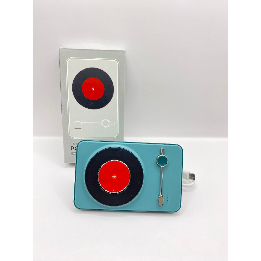 Sạc Dự Phòng/ Pin Dự Phòng 10.000mAh - Sạc Không Dây Hít Nam Châm