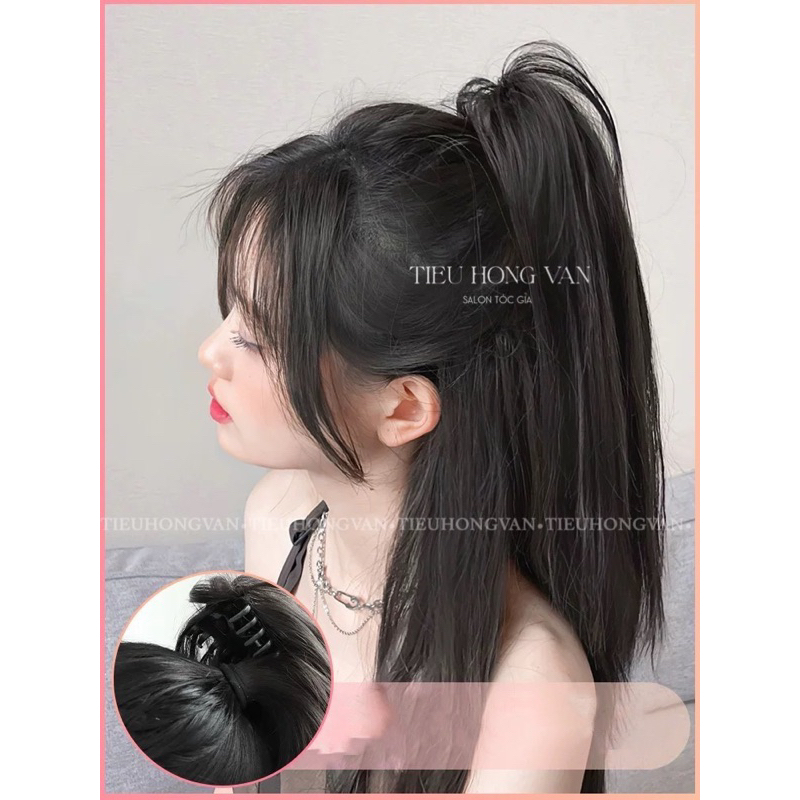 ĐUÔI TÓC KẸP THẲNG LỬNG HOTTREND - 40cm Y2Kstyle