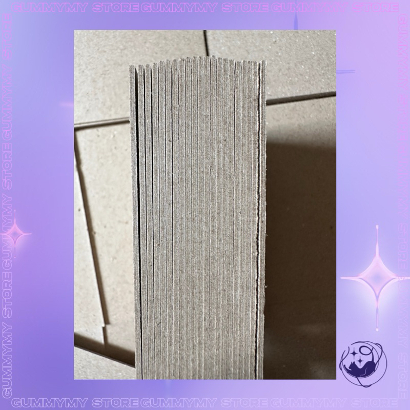 Tấm bìa lạnh, bìa cứng carton bảo vệ card, đóng gói card kích thước 8.2 x 11