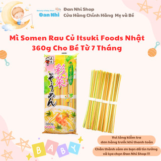 [Date Mới] Mì Somen Rau Củ Nhật 320g Cho Bé Ăn Dặm Không Chất Bảo Quản