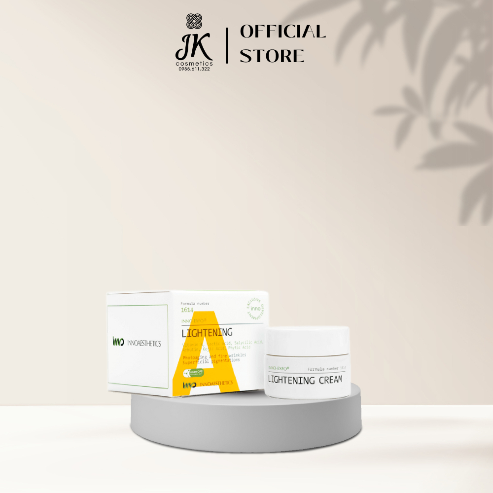 Kem peel Vitamin A 5% Inno LIGHTENING Tái Tạo Đều Màu Da Giảm Thâm Mụn - JK Auth Cosmetics