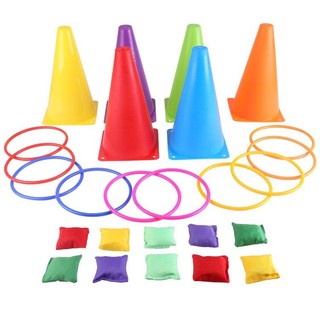 Chóp vận động, nấm thể dục 18cm ném vòng luyện chiến thuật, cho trẻ tập thể dục - Benz kids