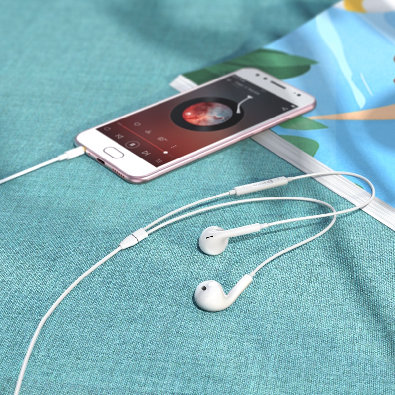 Tai nghe có dây kèm mic nói jack 3.5mm chính hãng Borofone thiết kế chống mỏi tai