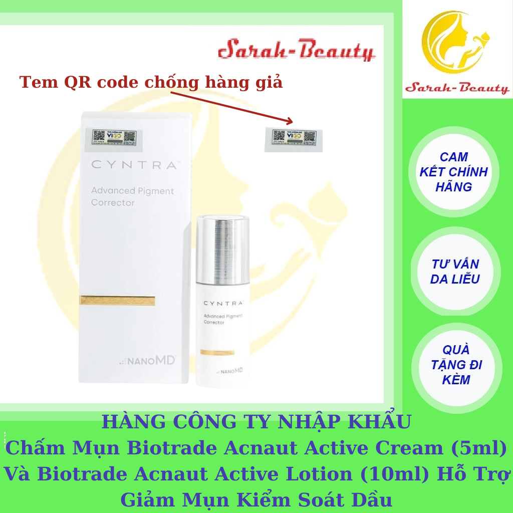 Kem làm giảm nám da nanoMD CYNTRA Advanced Pigment Corrector
