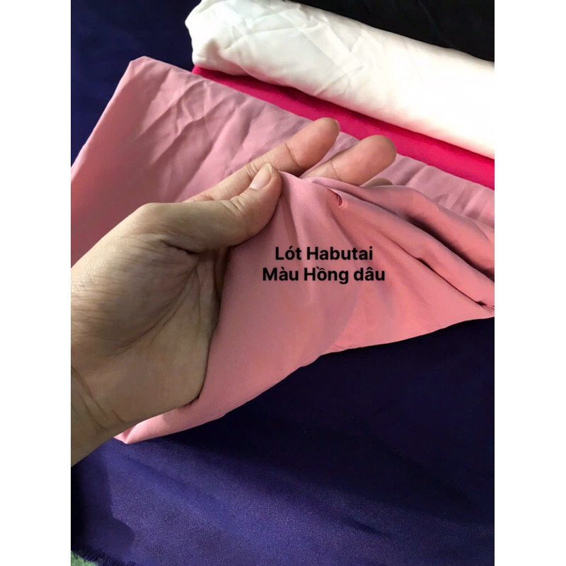 Vải lót Habutai - màu 7 màu