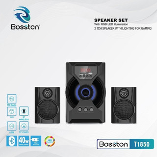 Loa vi tính Bosston T1850-BT Công suất 40W, Bluetooth, USB, thẻ nhớ, nguồn 220V (Đen) - CHÍNH HÃNG