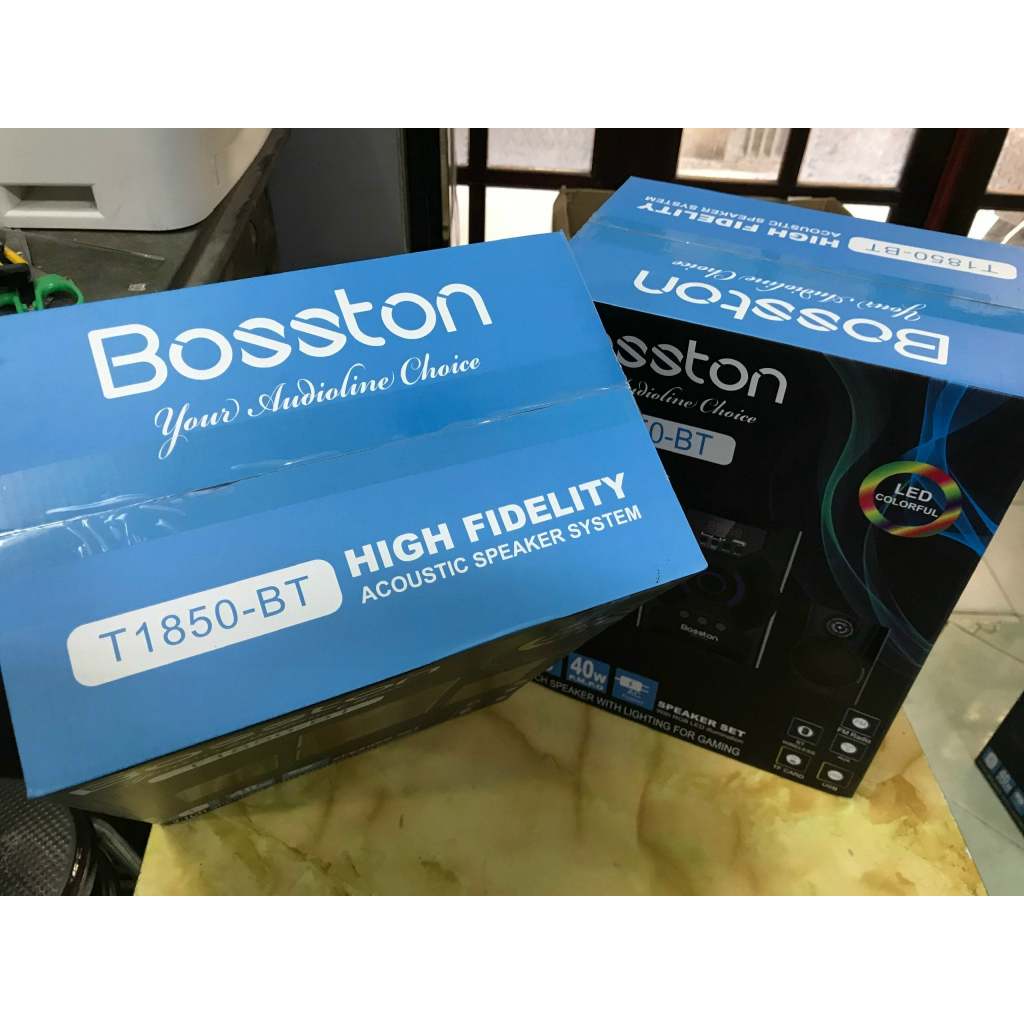 Loa vi tính Bosston T1850-BT Công suất 40W, Bluetooth, USB, thẻ nhớ, nguồn 220V  - CHÍNH HÃNG