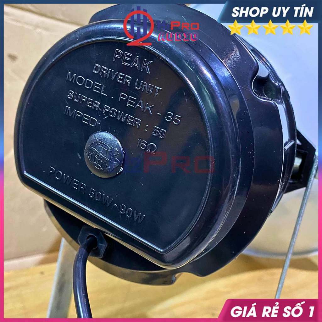 Loa Nén 90W Peak Phễu Nhôm 46Cm Vang Xa 2Km, Chống Nước , Loa Phóng Thanh Cao Cấp Công Suất Lớn-H2Pro Audio