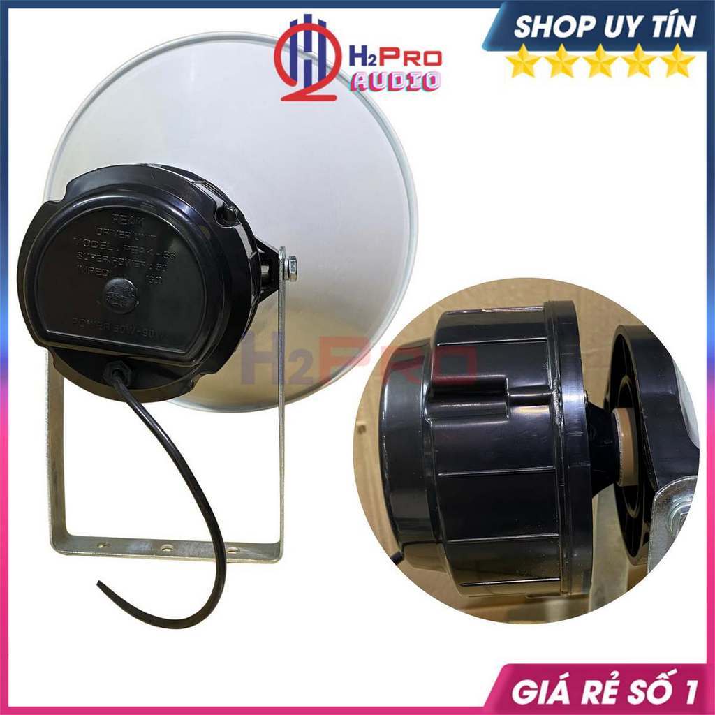 Loa Nén 90W Peak Phễu Nhôm 46Cm Vang Xa 2Km, Chống Nước , Loa Phóng Thanh Cao Cấp Công Suất Lớn-H2Pro Audio