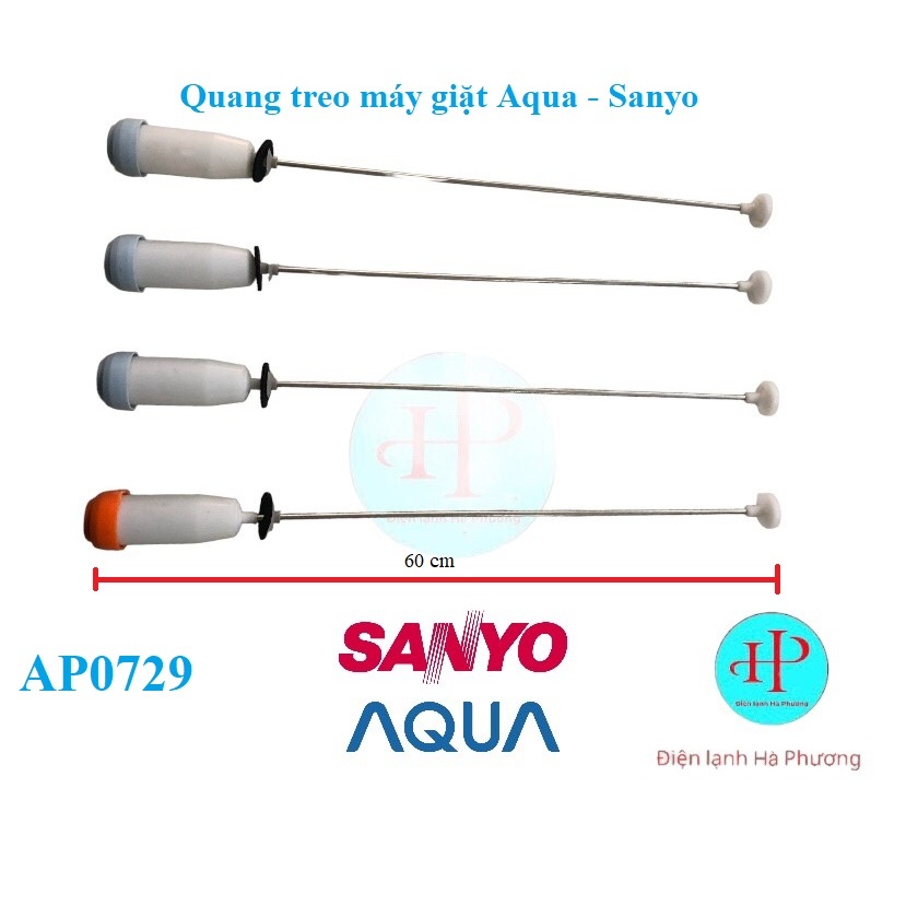 Quang treo - ty treo - gióng máy giặt Sanyo - Aqua dài 60cm - Mới hãng - F200