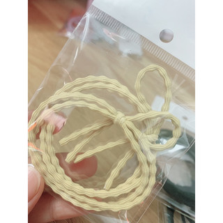 Set 2 thun buộc trơn, chắc chắn, không kéo tóc