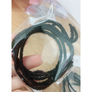 Set 2 thun buộc trơn, chắc chắn, không kéo tóc