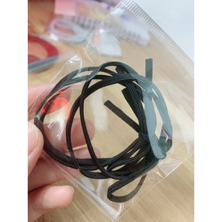 Set 2 thun buộc trơn, chắc chắn, không kéo tóc