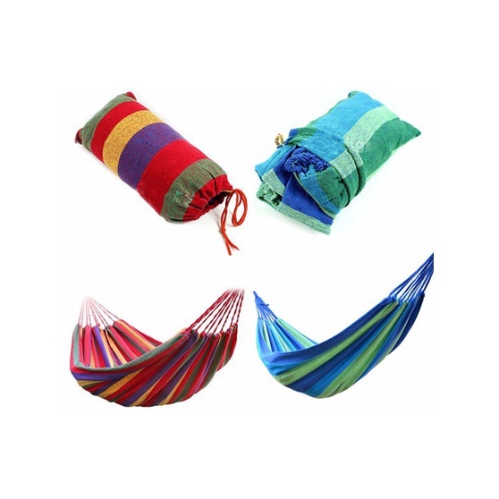 Võng Du Lịch Sợi Đan 180x85 cm - Võng 7 Màu - Võng dã ngoại