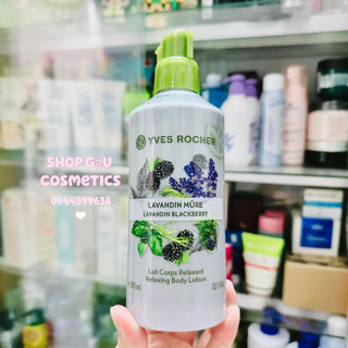 Sữa dưỡng thể hương hoa oải hương Yves Rocher Lavandin Blackberry Relaxing Body Lotion