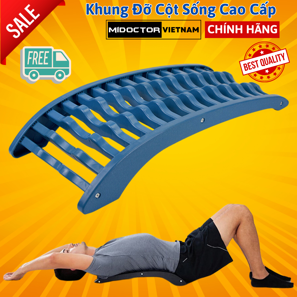 Khung Nắn Chỉnh Cột Sống Giảm Đau Lưng Dụng Cụ Hỗ Trợ Tập Kéo Dãn Lưng - Hãng miDoctor