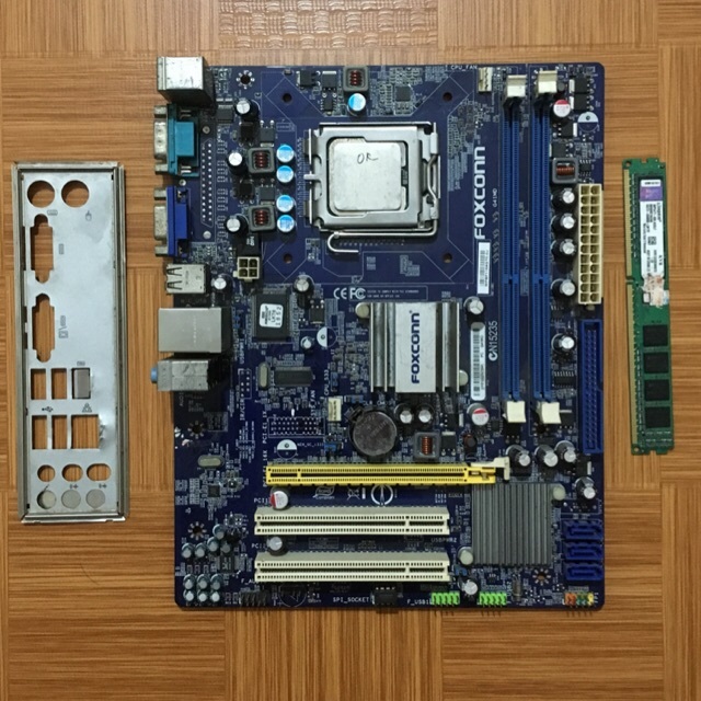 Combo Main Foxconn g41 RamIII 4Gb+E8400 bóc case