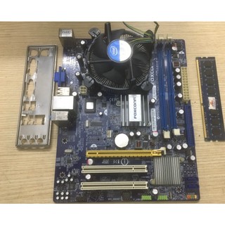 Combo Main Foxconn g41 RamIII 4Gb+E8400 bóc case