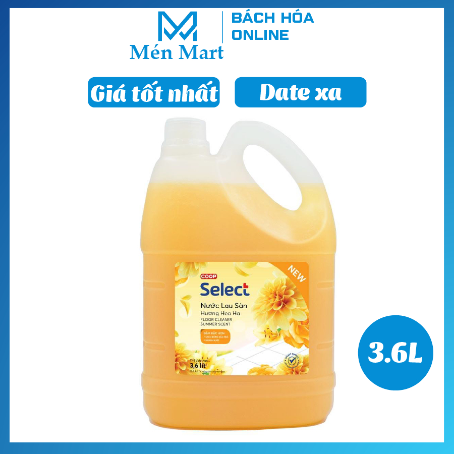 Nước lau sàn Coop Select 3.6L