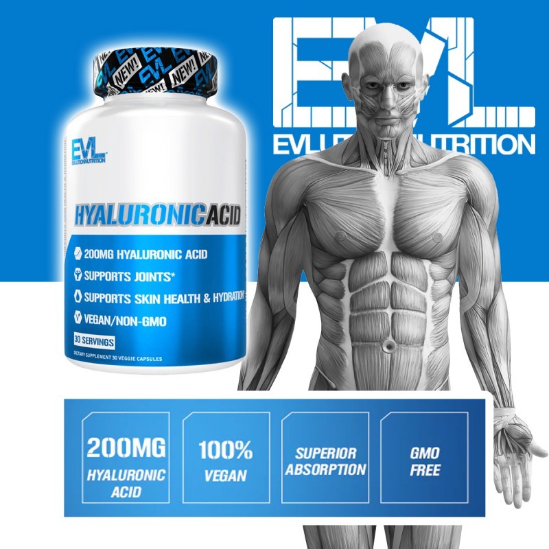 Viên Uống EVL Hyaluronic Acid 30 Viên Chính Hãng